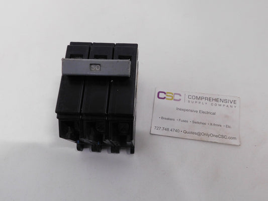 CHB350 - Cutler Hammer 50A Amp 3P Pole 10kA@240V Bolt On Circuit Breaker