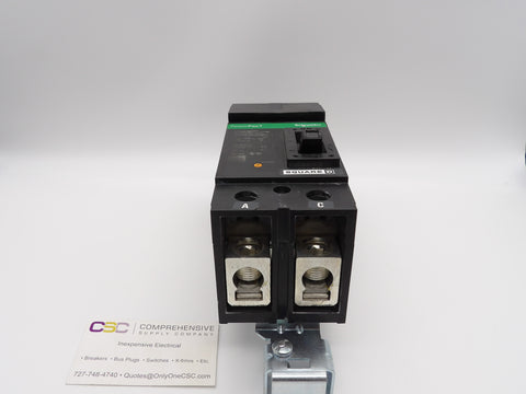QDA221002 - Square D 100A Amp 2P Pole 25kA@240V Ac I-Line Plug On Powerpact Circuit Breaker