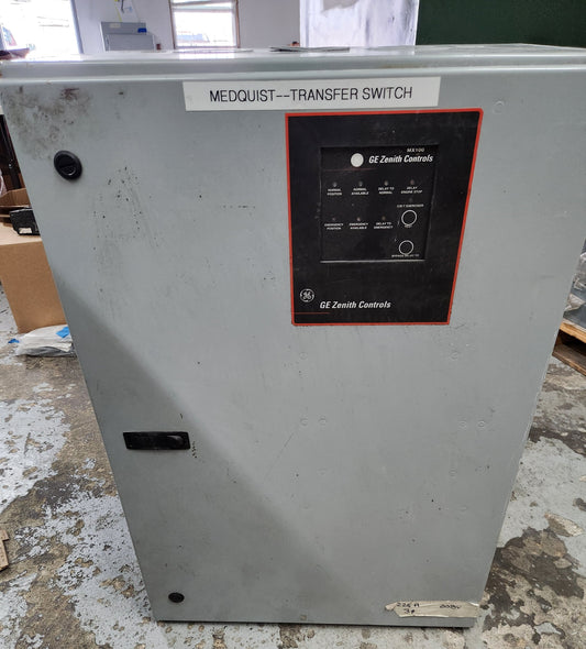 ZTG3K22EC-4 - Zenith Controls 225A Amp 120/208V 3Ph Mx100 Transfer Switch