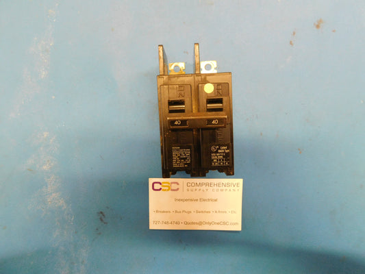 BQ2B040 - ITE 40A Amp 2P Pole 10kA@120/240V Bolt On Circuit Breaker - Older Series