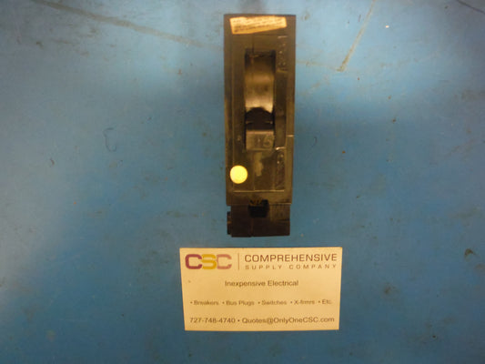GA115 - General Switch 15A Amp 1P Pole 10kA@120/240V Plug On Circuit Breaker - Older Series