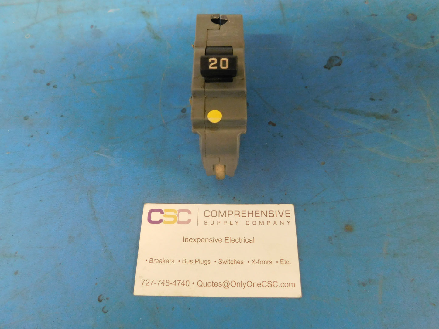 UBIF-20N - Connecticut Electric 20A Amp 1P Pole 10kA@120/240V Plug On Thick Fpe Replacement Circuit Breaker