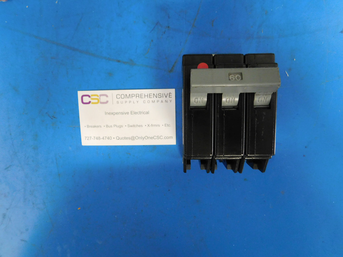 CHB360 - Cutler Hammer 60A Amp 3P Pole 10kA@240V Bolt On Circuit Breaker