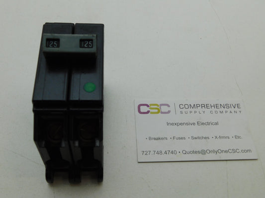 CHB2125 - Cutler Hammer 125A Amp 2P Pole 10kA@240V Bolt On Circuit Breaker