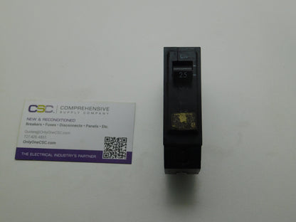 THQB1125 - GE 25A Amp 1P Pole 10kA@120/240V Bolt On Circuit Breaker - Older Series