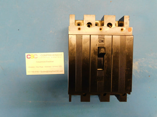 E3090 - Westinghouse 90A Amp 3P Pole 10kA@240V Bolt On Circuit Breaker