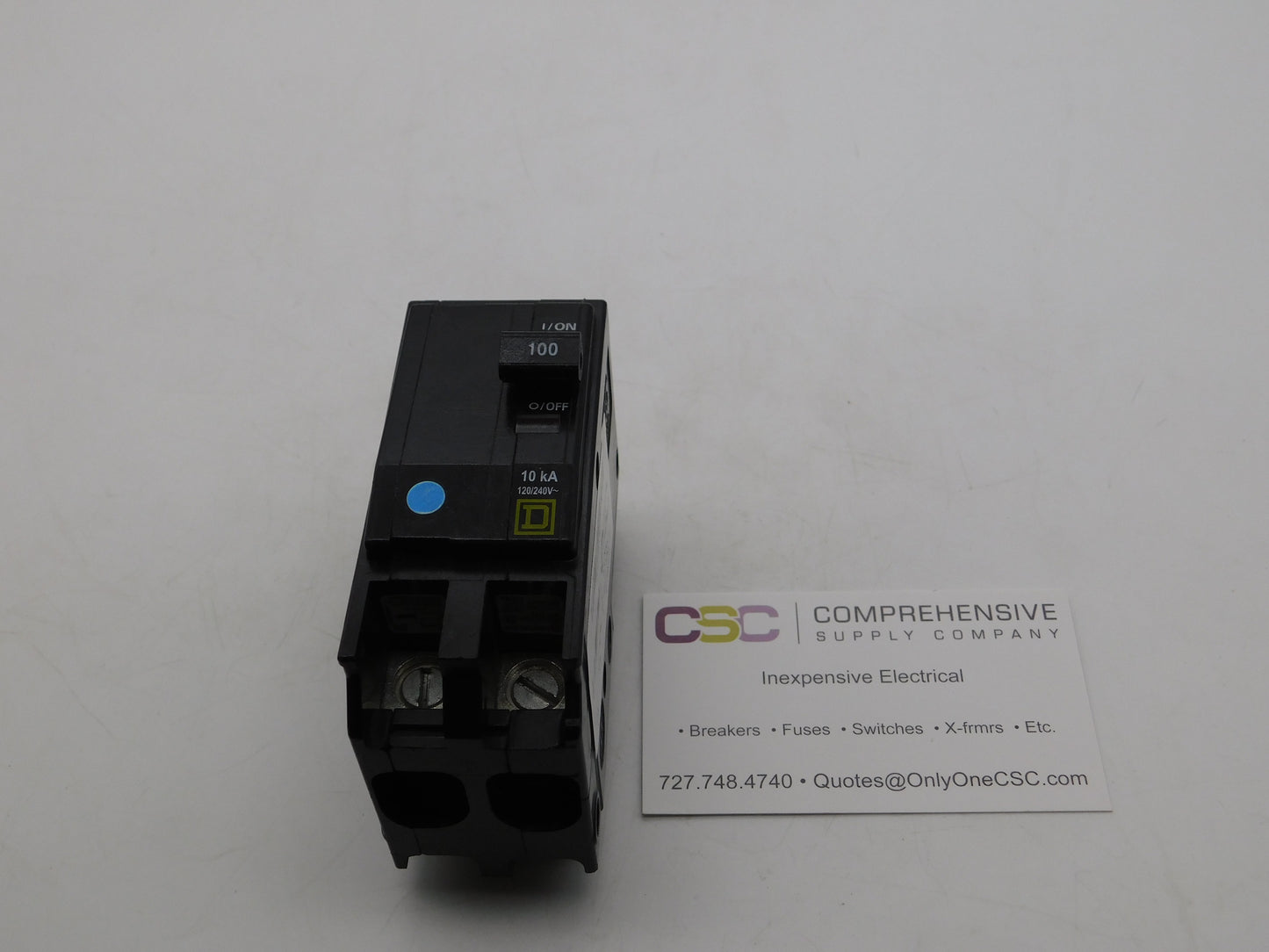 QO2100 - Square D 100A Amp 2P Pole 10kA@120/240V Plug On Circuit Breaker