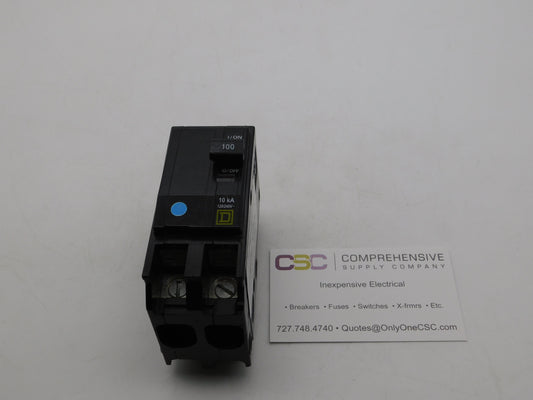 QO2100 - Square D 100A Amp 2P Pole 10kA@120/240V Plug On Circuit Breaker