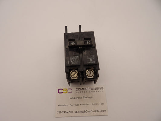 BQ2B060 - Siemens 60A Amp 2P Pole 10kA@120/240V Bolt On Circuit Breaker