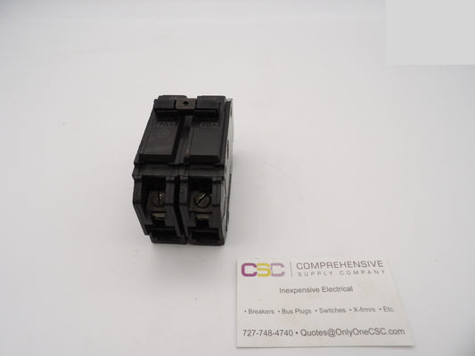 THQC2170WL - GE 70A Amp 2P Pole 10kA@120/240V Din Rail Circuit Breaker W/Lugs