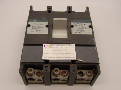 TJD432400 - GE 400A Amp 3P Pole 22kA@240V Bolt On Circuit Breaker