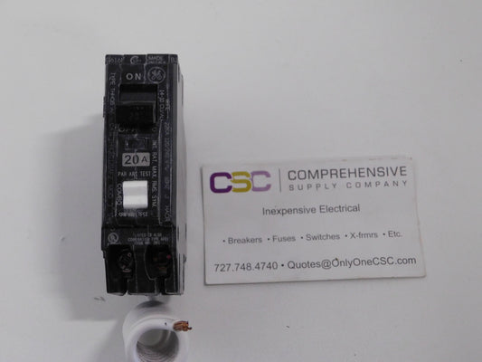 THHQB1120AF2 - GE 20A Amp 1P Pole 22kA@120/240V Bolt On Arc Fault AFCI Circuit Breaker