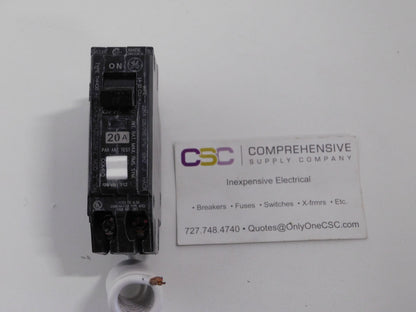 THHQB1120AF2 - GE 20A Amp 1P Pole 22kA@120/240V Bolt On Arc Fault AFCI Circuit Breaker