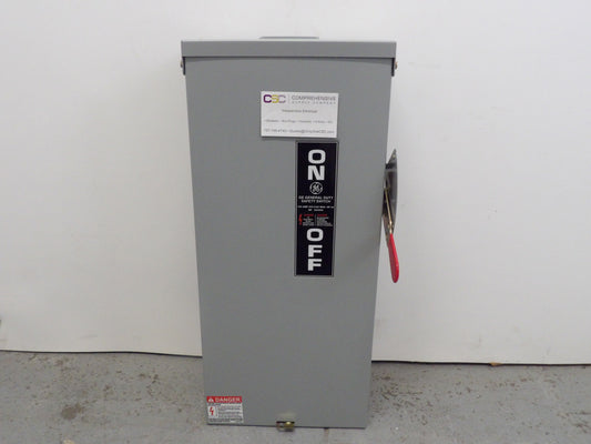 TG3223R - GE 100A Amp 2P Pole 240V Nema 3R Fusible General Duty Safety Switch