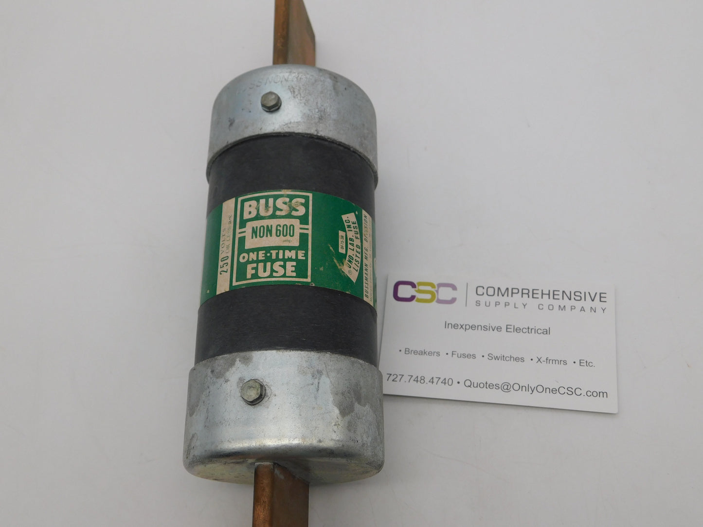 NON-600 - Bussmann 600A Amp 250V Class H One-Time Blade Fuse