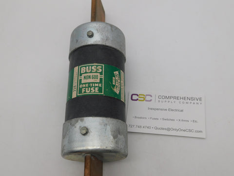 NON-600 - Bussmann 600A Amp 250V Class H One-Time Blade Fuse