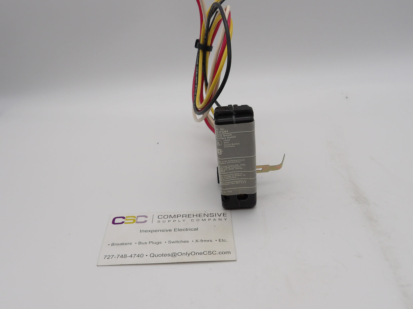 C01FD64 - Siemens 250A Amp 480V 1)Alarm-1)Auxiliary Switch Combo For Fd Breaker