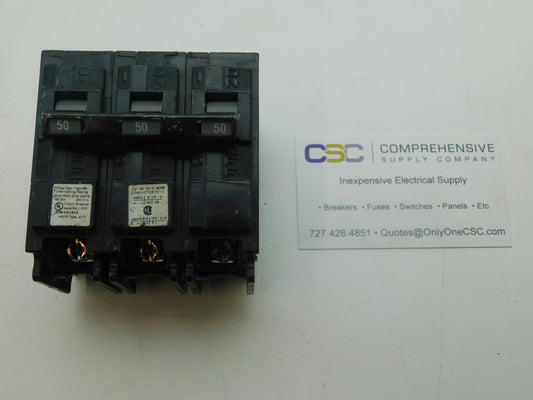 B350HH - Siemens 50A Amp 3P Pole 65kA@240V Bolt On Circuit Breaker