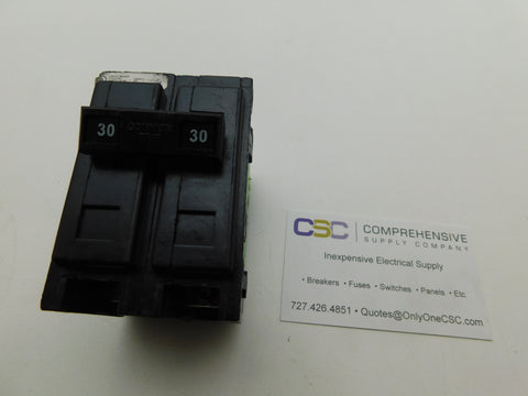 QBHW2030 - Eaton 30A Amp 2P Pole 22kA@120/24V Bolt On Quicklag Circuit Breaker