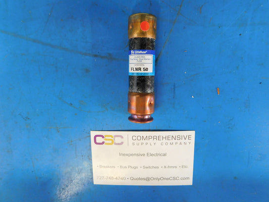 FLNR-50 - Littelfuse 50A Amp 250V Class Rk5 Time Delay Dual Element Fuse