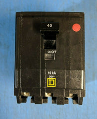 QOB34035 - Square D 40A Amp 3P Pole 10kA@240V Bolt On Rated 50 Deg C Circuit Breaker