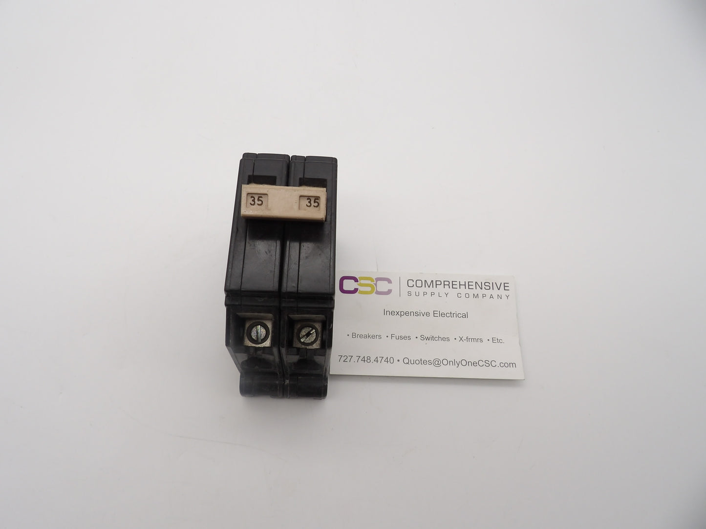 CH235 - Cutler Hammer 35A Amp 2P Pole 10kA@120/240V Plug On Circuit Breaker