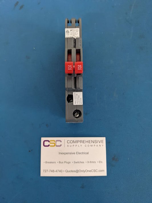 UBIZ-0225 - Connecticut Electric 25A Amp 2P Pole 10kA@120/240V Plug On Zinsco Replacement Circuit Breaker