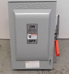 HNF362R - Siemens 60A Amp 3P Pole 600V Nema 3R Non-Fusible Heavy Duty Safety Switch