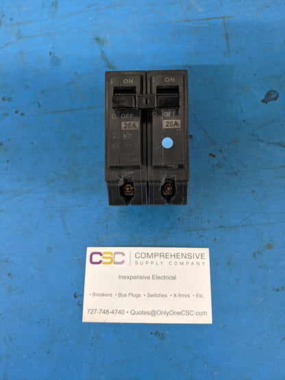 THHQB2125 - GE 25A Amp 2P Pole 22kA@120/240V Bolt On Thhqb Circuit Breaker