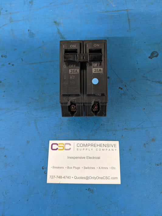 THHQB2125 - GE 25A Amp 2P Pole 22kA@120/240V Bolt On Thhqb Circuit Breaker