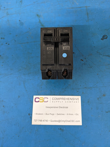 THHQB2125 - GE 25A Amp 2P Pole 22kA@120/240V Bolt On Thhqb Circuit Breaker