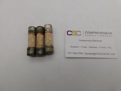 OT-1 - Shawmut 1A Amp 250V Class K5 One-Time Cartridge Fuse - 3 Pack