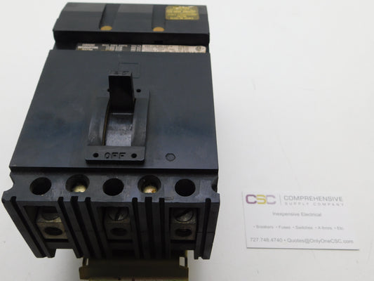 FA36090 - Square D 90A Amp 3P Pole 600V 14kA@480V I-Line Plug On Black Circuit Breaker
