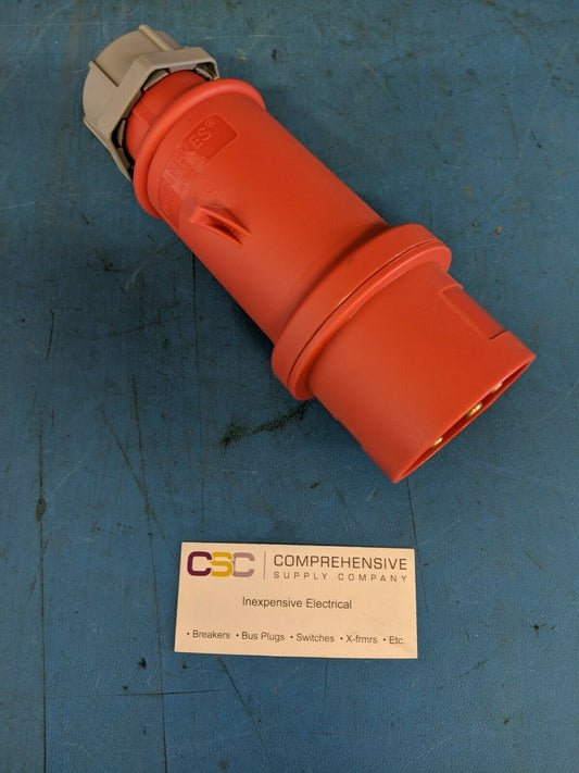 14A - Mennekes 32A 6H, 3P+N, 200/346V, 5 Wire, Ip44