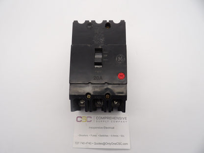 TEY320 - GE 20A Amp 3P Pole 14kA@480/277V Bolt On Circuit Breaker