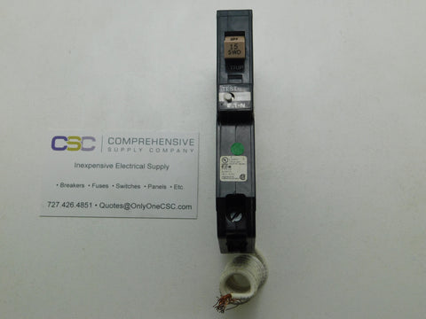 CHFGFT115 - Eaton 15A Amp 1P Pole 10kA@120V Plug On Ground Fault GFCI Circuit Breaker