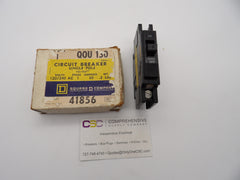 QOU130 - Square D 30A Amp 1P Pole 10kA@120/240V Feed Through Black Circuit Breaker