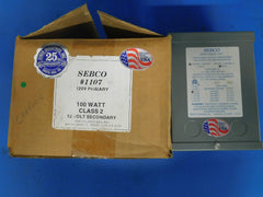 1107 - Sebco 100 Watt 1Amp Magnetic Transformer 120V Primary 12V Secondary Class 2
