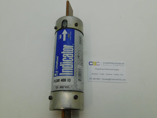 FLSR400ID - Littelfuse 400A Amp 600V Class Rk5 Dual Element Time-Delay Blade Fuse W/Indication
