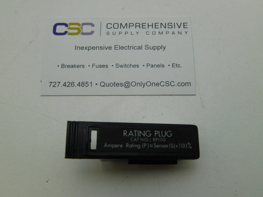 RP100 - Square D 100% Circuit Breaker Trip Unit Rating Plug