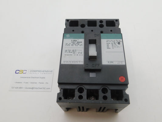 THED136020 - GE 20A Amp 3P Pole 600V 25kA@480V Bolt On Circuit Breaker