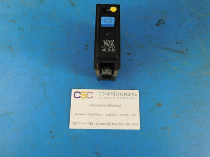 BR115 - Bryant 15A Amp 1P Pole 10kA@120/240V Plug On Circuit Breaker W/Blue Handle