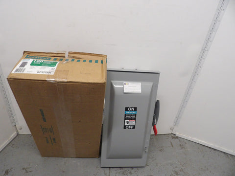 GF323NR - Siemens 100A Amp 3P Pole 240V Nema 3R Fusible General Duty Safety Switch