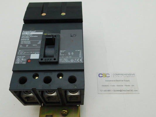 QGA32150 - Square D 150A Amp 3P Pole 65kA@240V I-Line Plug On Powerpact Circuit Breaker