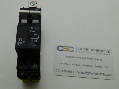 QY28U2100B0ZL - Cbi 100A Amp 2P Pole 10kA@80V Din Rail Curve U2 Circuit Breaker