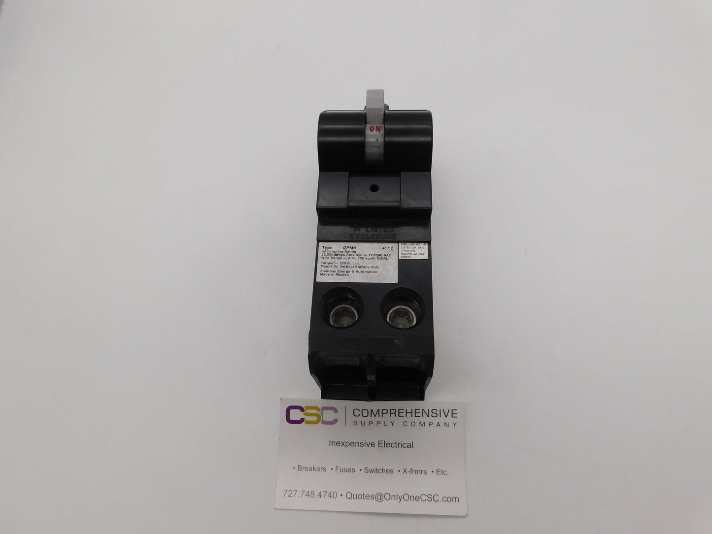QPM2200H - Siemens 200A Amp 2P Pole 22kA@120/240V Bolt On Circuit Breaker