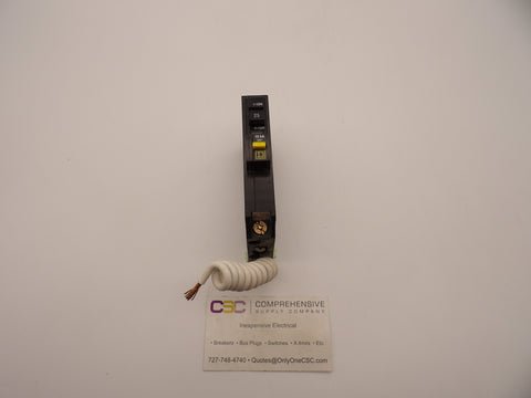QOB125GFI - Square D 25A Amp 1P Pole 10kA@120V Bolt On Ground Fault GFCI Circuit Breaker