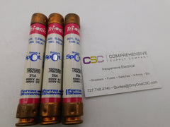 TRS25RID - Mersen 25A Amp 600V Class Rk5 Tri-Onic Smart Spot Time Delay Cartridge Fuse - 3Pk