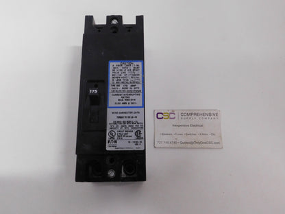 CHH2175H2X - Eaton 175A Amp 2P Pole 25kA@240V Bolt On Circuit Breaker W/Blue Label