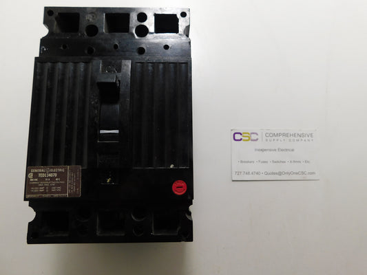 TED134070 - GE 70A Amp 3P Pole 14kA@480V Bolt On Circuit Breaker - Older Series